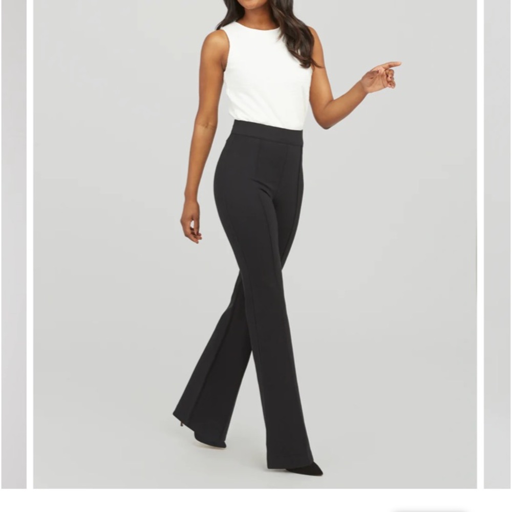 SPANX The Perfect Pant Classic Black Hi-Rise Flare S/P